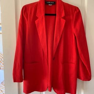 Vintage red blazer